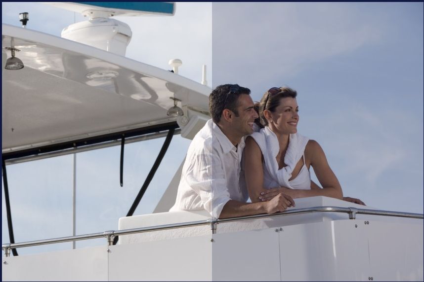 Couple aboard